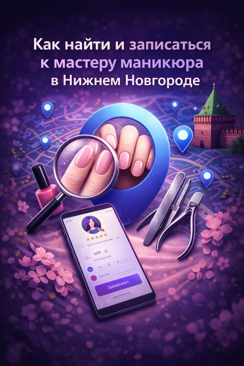 Как найти и записаться к лучшему мастеру маникюра в Нижнем Новгороде